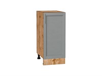 Шкаф нижний с 1-ой дверцей Сканди Дуб Вотан, Grey Softwood, 350 В*Ш*Г 816*350*480, фасад МДФ  Grey Softwood, корпус  Дуб Вотан ms2510VVT_65223