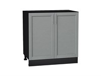 Шкаф нижний с 2-мя дверцами Сканди Graphite, Grey Softwood, 800 В*Ш*Г 816*800*478, фасад МДФ  Grey Softwood, корпус  Graphite ms2510VVT_41960