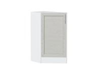 Шкаф нижний торцевой Сканди Белый, Cappuccino Softwood В*Ш*Г 816*296*554, фасад МДФ  Cappuccino Softwood, корпус  Белый ms2510VVT_41779