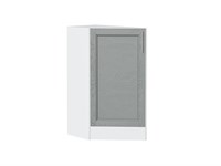 Шкаф нижний торцевой Сканди Белый, Grey Softwood В*Ш*Г 816*296*554, фасад МДФ  Grey Softwood, корпус  Белый ms2510VVT_41783