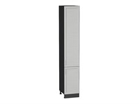 Шкаф пенал с 2-мя дверцами Сканди Graphite, Cappuccino Softwood, 2340, 400 В*Ш*Г 2336*400*576, фасад МДФ  Cappuccino Softwood, корпус  Graphite ms2510VVT_42306