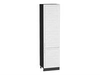 Шкаф пенал с 2-мя дверцами Сканди Graphite, White Softwood, 2340, 600 В*Ш*Г 2336*600*576, фасад МДФ  White Softwood, корпус  Graphite ms2510VVT_56293