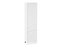 Шкаф пенал с 2-мя дверцами Сканди Белый, White Softwood, 2340, 600 В*Ш*Г 2336*600*576, фасад МДФ  White Softwood, корпус  Белый ms2510VVT_56289