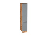 Шкаф пенал с 2-мя дверцами Сканди Дуб Вотан, Grey Softwood, 2140, 400 В*Ш*Г 2132*400*576, фасад МДФ  Grey Softwood, корпус  Дуб Вотан ms2510VVT_66161