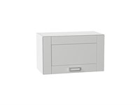 Шкаф верхний горизонтальный Лофт Белый, Grey Silk, 360, 600 В*Ш*Г 358*600*320, фасад МДФ  Grey Silk, корпус  Белый ms2510VVT_69540