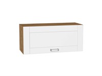 Шкаф верхний горизонтальный Лофт Дуб Вотан, White Silk, 360, 800 В*Ш*Г 358*800*320, фасад МДФ  White Silk, корпус  Дуб Вотан ms2510VVT_63122