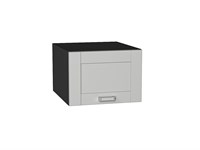 Шкаф верхний горизонтальный глубокий Лофт Graphite, Grey Silk, 500 В*Ш*Г 358*500*576, фасад МДФ  Grey Silk, корпус  Graphite ms2510VVT_69536