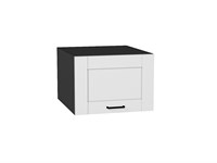 Шкаф верхний горизонтальный глубокий Лофт Graphite, Super White, 500 В*Ш*Г 358*500*576, фасад МДФ  Super White, корпус  Graphite ms2510VVT_55107