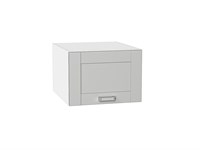 Шкаф верхний горизонтальный глубокий Лофт Белый, Grey Silk, 500 В*Ш*Г 358*500*576, фасад МДФ  Grey Silk, корпус  Белый ms2510VVT_69530