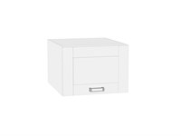 Шкаф верхний горизонтальный глубокий Лофт Белый, White Silk, 500 В*Ш*Г 358*500*576, фасад МДФ  White Silk, корпус  Белый ms2510VVT_59981