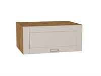 Шкаф верхний горизонтальный глубокий Лофт Дуб Вотан, Cream Silk, 800 В*Ш*Г 358*800*576, фасад МДФ  Cream Silk, корпус  Дуб Вотан ms2510VVT_71397