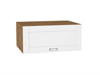 Шкаф верхний горизонтальный глубокий Лофт Дуб Вотан, White Silk, 800 В*Ш*Г 358*800*576, фасад МДФ  White Silk, корпус  Дуб Вотан ms2510VVT_63114