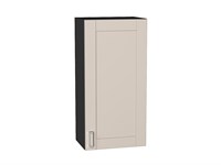 Шкаф верхний с 1-ой дверцей Лофт Graphite, Cream Silk, 920, 450 В*Ш*Г 920*450*320, фасад МДФ  Cream Silk, корпус  Graphite ms2510VVT_71479