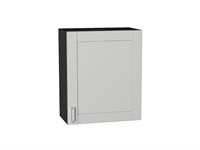 Шкаф верхний с 1-ой дверцей Лофт Graphite, Grey Silk, 720, 600 В*Ш*Г 716*600*320, фасад МДФ  Grey Silk, корпус  Graphite ms2510VVT_69600