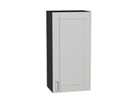 Шкаф верхний с 1-ой дверцей Лофт Graphite, Grey Silk, 920, 450 В*Ш*Г 920*450*320, фасад МДФ  Grey Silk, корпус  Graphite ms2510VVT_69604