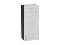 Шкаф верхний с 1-ой дверцей Лофт Graphite, Nordic Oak, 920, 400 В*Ш*Г 920*400*320, фасад МДФ  Nordic Oak, корпус  Graphite ms2510VVT_40223