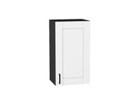 Шкаф верхний с 1-ой дверцей Лофт Graphite, Super White, 720, 400 В*Ш*Г 716*400*320, фасад МДФ  Super White, корпус  Graphite ms2510VVT_55171