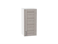 Шкаф верхний с 1-ой дверцей Лофт Белый, Cappuccino Veralinga, 720, 350 В*Ш*Г 716*350*320, фасад МДФ  Cappuccino Veralinga, корпус  Белый ms2510VVT_65246