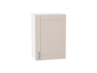 Шкаф верхний с 1-ой дверцей Лофт Белый, Cream Silk, 720, 500 В*Ш*Г 716*500*320, фасад МДФ  Cream Silk, корпус  Белый ms2510VVT_71438