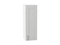 Шкаф верхний с 1-ой дверцей Лофт Белый, Grey Silk, 920, 300 В*Ш*Г 920*300*320, фасад МДФ  Grey Silk, корпус  Белый ms2510VVT_69578