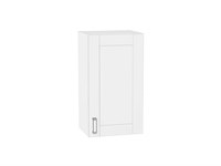 Шкаф верхний с 1-ой дверцей Лофт Белый, White Silk, 720, 400 В*Ш*Г 716*400*320, фасад МДФ  White Silk, корпус  Белый ms2510VVT_60010