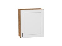 Шкаф верхний с 1-ой дверцей Лофт Дуб Вотан, Super White, 720, 600 В*Ш*Г 716*600*320, фасад МДФ  Super White, корпус  Дуб Вотан ms2510VVT_63173