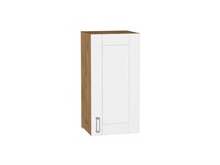 Шкаф верхний с 1-ой дверцей Лофт Дуб Вотан, White Silk, 720, 350 В*Ш*Г 716*350*320, фасад МДФ  White Silk, корпус  Дуб Вотан ms2510VVT_65230