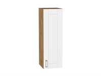Шкаф верхний с 1-ой дверцей Лофт Дуб Вотан, White Silk, 920, 300 В*Ш*Г 920*300*320, фасад МДФ  White Silk, корпус  Дуб Вотан ms2510VVT_63165