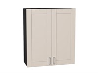 Шкаф верхний с 2-мя дверцами Лофт Graphite, Cream Silk, 920, 800 В*Ш*Г 920*800*320, фасад МДФ  Cream Silk, корпус  Graphite ms2510VVT_71469