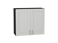 Шкаф верхний с 2-мя дверцами Лофт Graphite, Grey Silk, 720, 800 В*Ш*Г 716*800*320, фасад МДФ  Grey Silk, корпус  Graphite ms2510VVT_69635