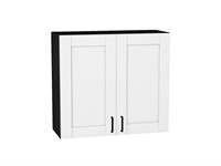 Шкаф верхний с 2-мя дверцами Лофт Graphite, Super White, 720, 800 В*Ш*Г 716*800*320, фасад МДФ  Super White, корпус  Graphite ms2510VVT_55231