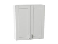 Шкаф верхний с 2-мя дверцами Лофт Белый, Grey Silk, 920, 800 В*Ш*Г 920*800*320, фасад МДФ  Grey Silk, корпус  Белый ms2510VVT_69629