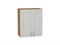 Шкаф верхний с 2-мя дверцами Лофт Дуб Вотан, Grey Silk, 720, 600 В*Ш*Г 716*600*320, фасад МДФ  Grey Silk, корпус  Дуб Вотан ms2510VVT_69630
