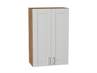 Шкаф верхний с 2-мя дверцами Лофт Дуб Вотан, Grey Silk, 920, 600 В*Ш*Г 920*600*320, фасад МДФ  Grey Silk, корпус  Дуб Вотан ms2510VVT_69632