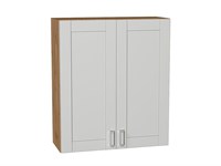 Шкаф верхний с 2-мя дверцами Лофт Дуб Вотан, Grey Silk, 920, 800 В*Ш*Г 920*800*320, фасад МДФ  Grey Silk, корпус  Дуб Вотан ms2510VVT_69633