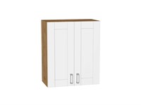 Шкаф верхний с 2-мя дверцами Лофт Дуб Вотан, White Silk, 720, 600 В*Ш*Г 716*600*320, фасад МДФ  White Silk, корпус  Дуб Вотан ms2510VVT_63217