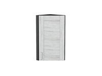 Шкаф верхний торцевой Лофт Graphite, Nordic Oak, 720 В*Ш*Г 716*300*306, фасад МДФ  Nordic Oak, корпус  Graphite ms2510VVT_48902