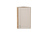 Шкаф верхний торцевой Лофт Дуб Вотан, Cream Silk, 720 В*Ш*Г 716*300*306, фасад МДФ  Cream Silk, корпус  Дуб Вотан ms2510VVT_71514