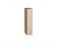 Шкаф верхний бутылочница Лофт Дуб Вотан, Cream Silk, 150 В*Ш*Г 716*150*320, фасад МДФ  Cream Silk, корпус  Дуб Вотан ms2510VVT_71386