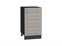 Шкаф нижний с 1-ой дверцей Лофт Graphite, Cappuccino Veralinga, 450 В*Ш*Г 816*450*480, фасад МДФ  Cappuccino Veralinga, корпус  Graphite ms2510VVT_39682