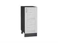 Шкаф нижний с 1-ой дверцей Лофт Graphite, Nordic Oak, 350 В*Ш*Г 816*350*480, фасад МДФ  Nordic Oak, корпус  Graphite ms2510VVT_65260