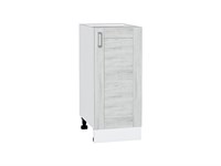 Шкаф нижний с 1-ой дверцей Лофт Белый, Nordic Oak, 350 В*Ш*Г 816*350*480, фасад МДФ  Nordic Oak, корпус  Белый ms2510VVT_65258