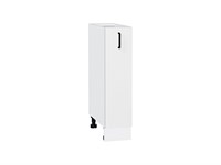 Шкаф нижний с 1-ой дверцей Лофт Белый, Super White, 200 В*Ш*Г 816*200*480, фасад МДФ  Super White, корпус  Белый ms2510VVT_66275