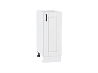 Шкаф нижний с 1-ой дверцей Лофт Белый, Super White, 300 В*Ш*Г 816*300*480, фасад МДФ  Super White, корпус  Белый ms2510VVT_55306
