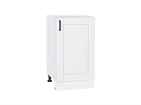 Шкаф нижний с 1-ой дверцей Лофт Белый, Super White, 450 В*Ш*Г 816*450*480, фасад МДФ  Super White, корпус  Белый ms2510VVT_55308