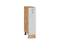 Шкаф нижний бутылочница Лофт Дуб Вотан, Nordic Oak, 200 В*Ш*Г 816*200*480, фасад МДФ  Nordic Oak, корпус  Дуб Вотан ms2510VVT_66363