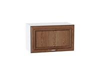 Шкаф верхний горизонтальный Шале Белый, Brown Dreamline, 600 В*Ш*Г 358*600*320, фасад МДФ  Brown Dreamline, корпус  Белый ms2510VVT_53734