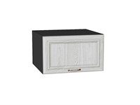 Шкаф верхний горизонтальный глубокий Шале Graphite, White Dreamline, 600 В*Ш*Г 358*600*576, фасад МДФ  White Dreamline, корпус  Graphite ms2510VVT_53695