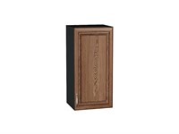 Шкаф верхний с 1-ой дверцей Шале Graphite, Brown Dreamline, 720, 350 В*Ш*Г 716*350*320, фасад МДФ  Brown Dreamline, корпус  Graphite ms2510VVT_65274