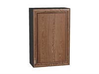 Шкаф верхний с 1-ой дверцей Шале Graphite, Brown Dreamline, 920, 600 В*Ш*Г 920*600*320, фасад МДФ  Brown Dreamline, корпус  Graphite ms2510VVT_53786